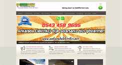 Desktop Screenshot of ankaradaelektrikci.net